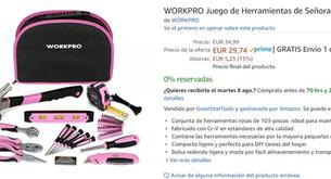 Crean un “juego de herramientas para mujeres” y sí, es rosa