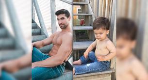 Este modelo griego ha derretido a la red con sus fotos junto a su sobrino