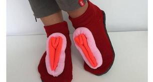 Las zapatillas de vaginas: lo más cómodo para estar en casa
