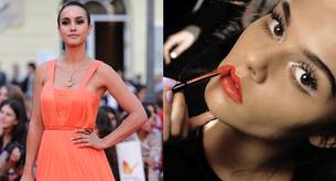 Maquillaje de boda para un vestido coral