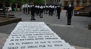 Una performance contra el machismo de 24 horas genera polémica