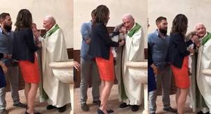 Un sacerdote francés es destituido por abofetear a un bebé en su bautizo