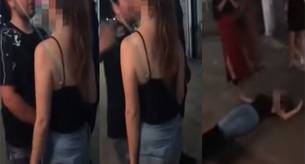 Una mujer es hospitalizara después de que un hombre la golpeara en la calle